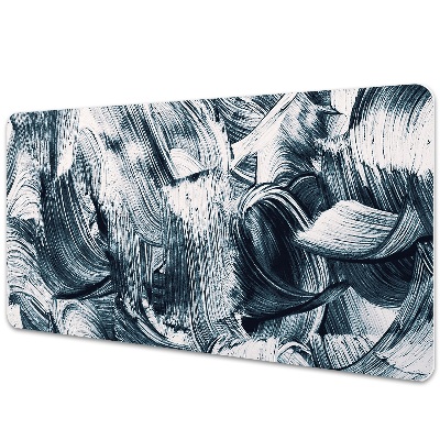 Protège bureau Traits de pinceau sombres