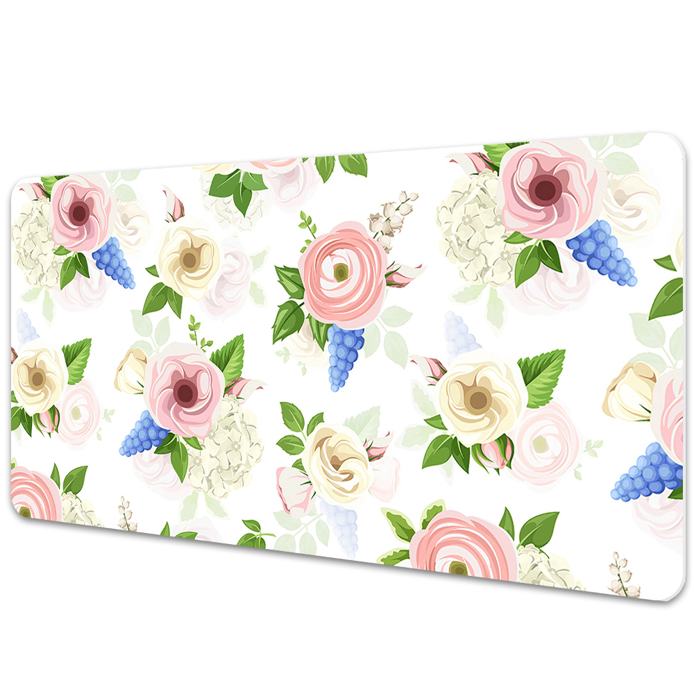 Tapis de bureau Dessin de fleurs