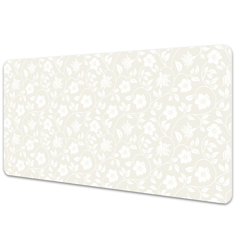 Sous main de bureau Fleurs sur papier peint