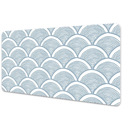 Protège bureau Motif d'écailles de poisson