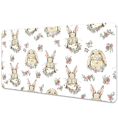 Tapis de bureau Petits lapins