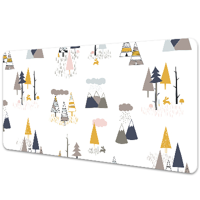 Sous main de bureau Arbres