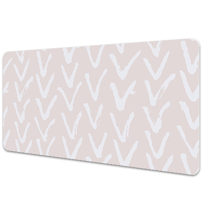 Sous main de bureau Signes en V