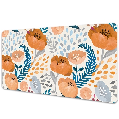 Tapis de bureau Coquelicots sur un tableau