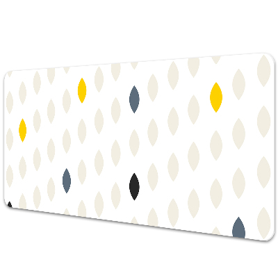 Sous main de bureau Citrons géométriques