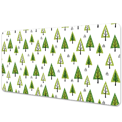 Sous main de bureau Arbres triangulaires