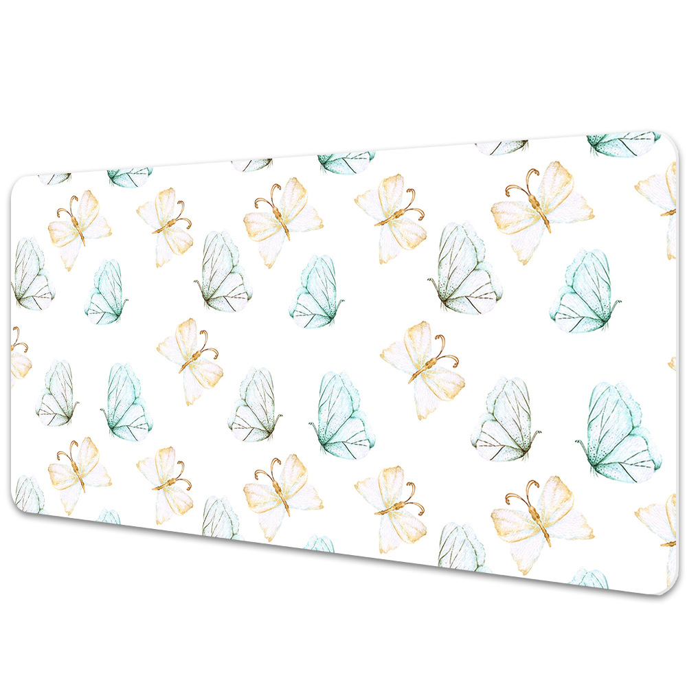 Sous-main bureau Papillons colorés