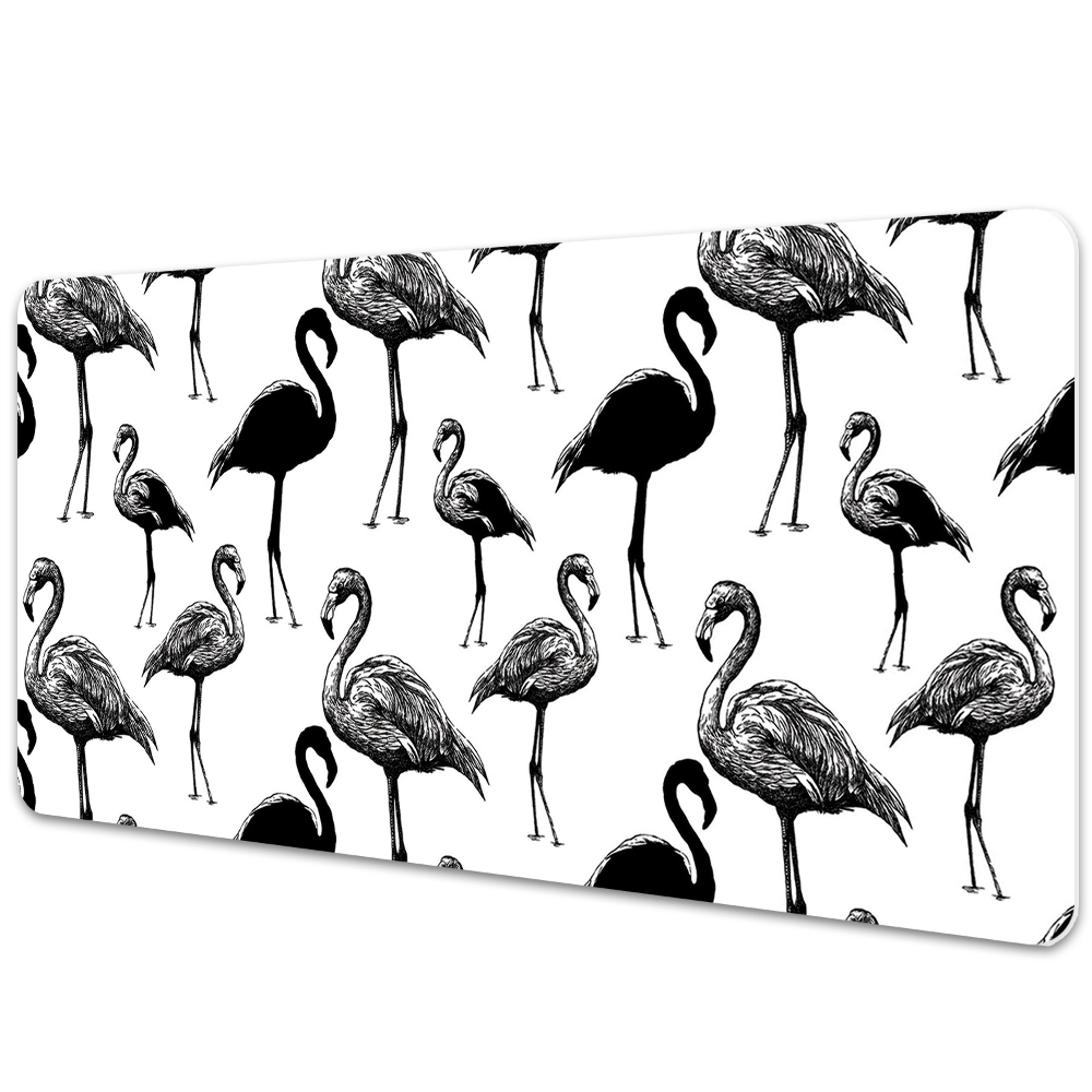 Protège bureau Flamants roses