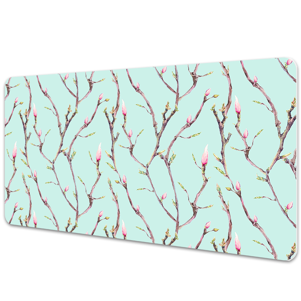 Tapis de bureau Branches avec bourgeons