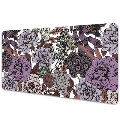 Sous-main bureau Fleurs joliment colorées