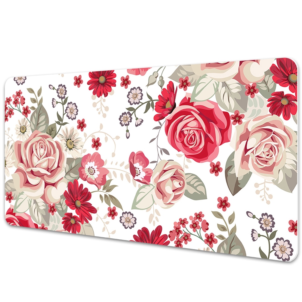 Tapis de bureau Fleurs colorées