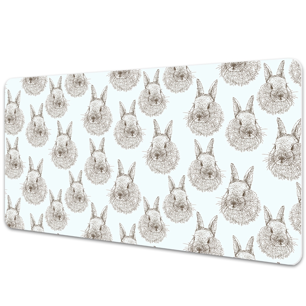 Tapis de bureau Lapins esquissés