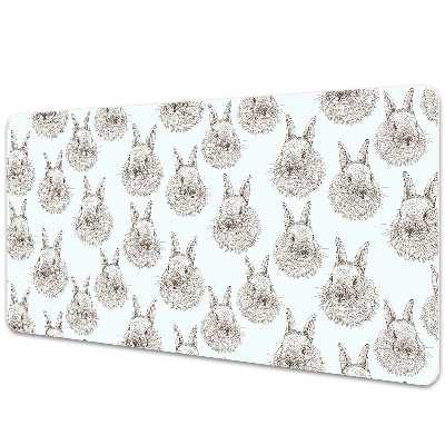 Tapis de bureau Lapins esquissés