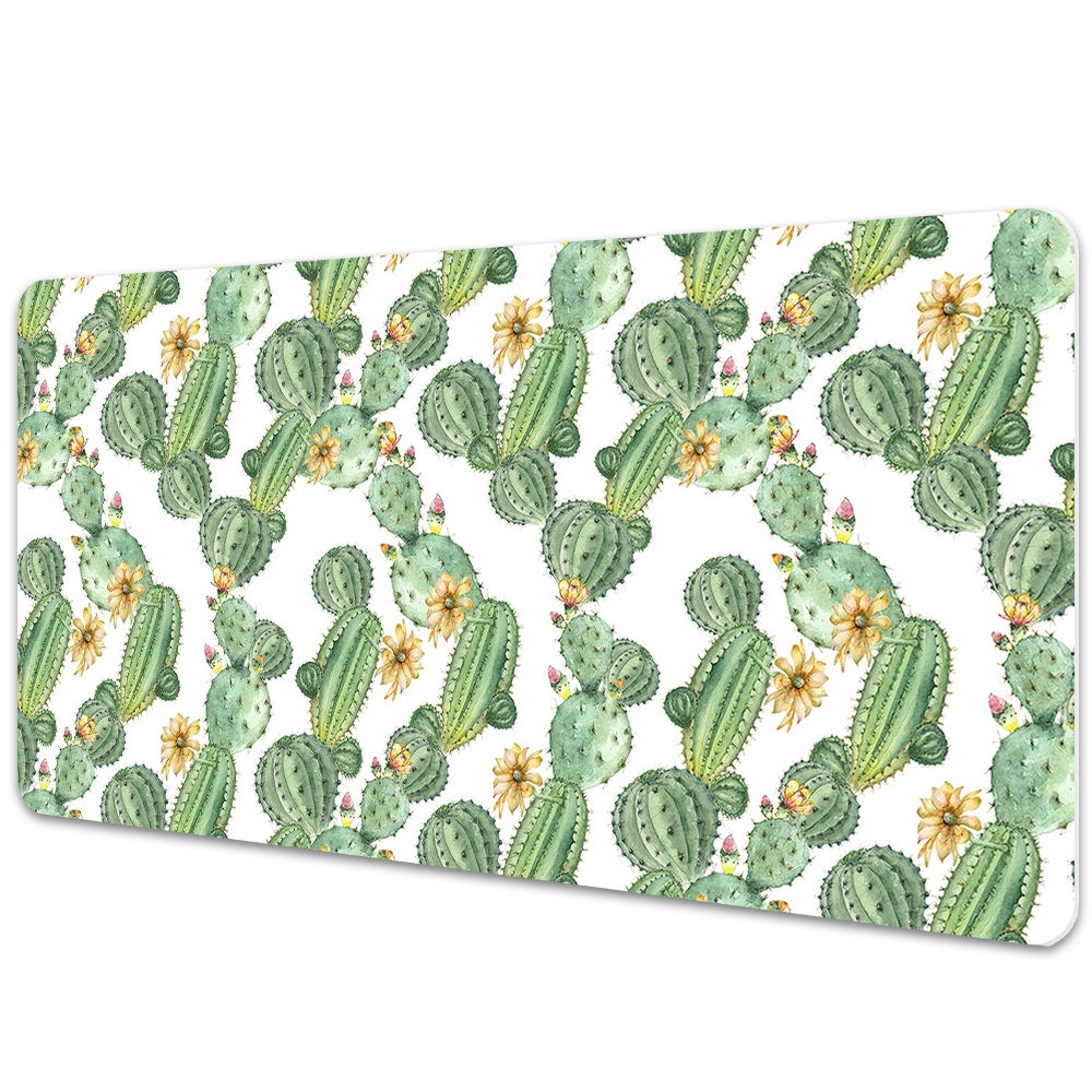 Tapis de bureau Cactus fleuris