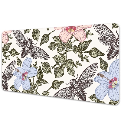 Protège bureau Papillons dans une prairie