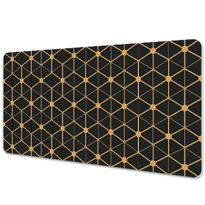 Tapis de bureau Hexagones géométriques