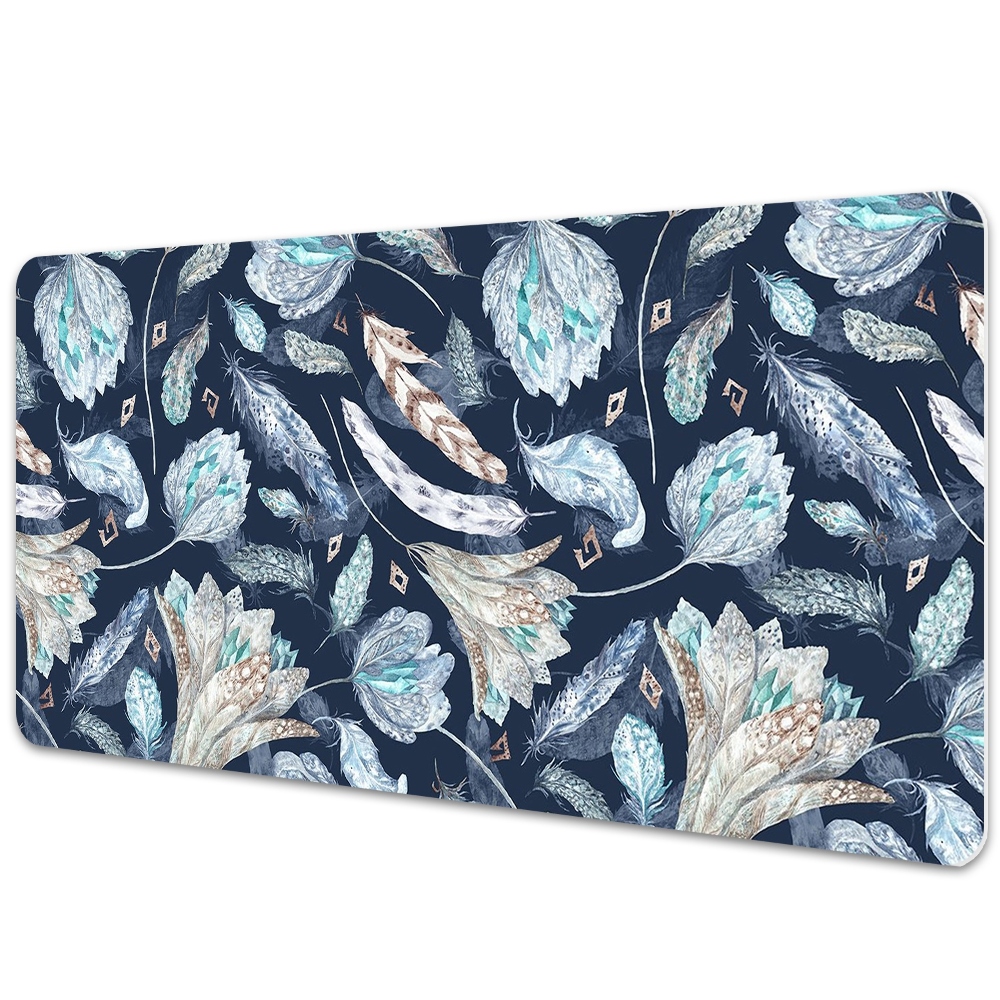 Tapis de bureau Motif boho bleu