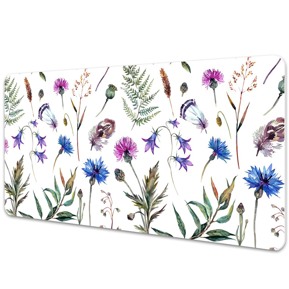 Protège bureau Fleurs dans un champ