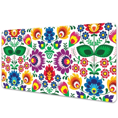 Tapis de bureau Fleurs folkloriques