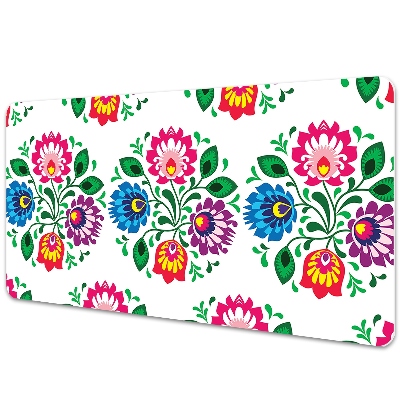 Protège bureau Fleurs folkloriques