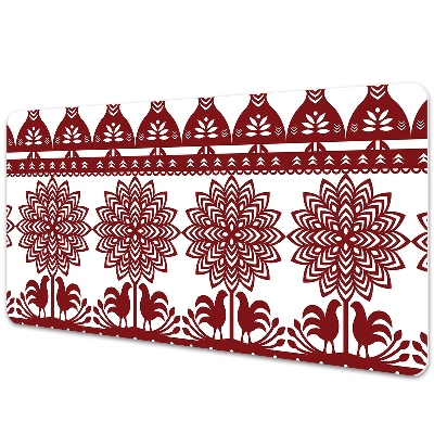 Sous-main bureau Découpage Kurpie vintage