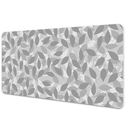 Tapis de bureau Feuilles en gris