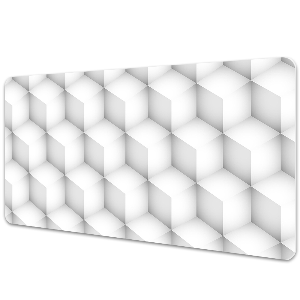 Sous-main bureau Cubes géométriques