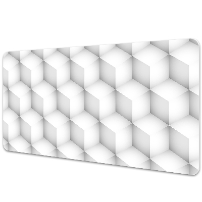 Sous-main bureau Cubes géométriques