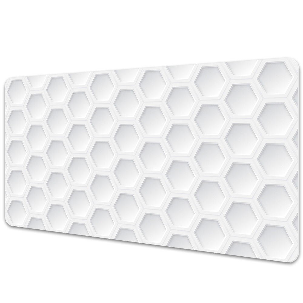 Protège bureau Hexagones 3D