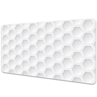Protège bureau Hexagones 3D