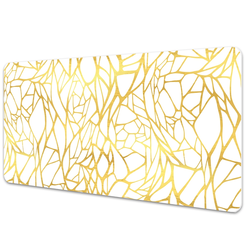 Protège bureau Ornement en couleurs dorées