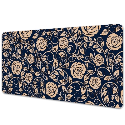 Tapis de bureau Fleurs en style vintage