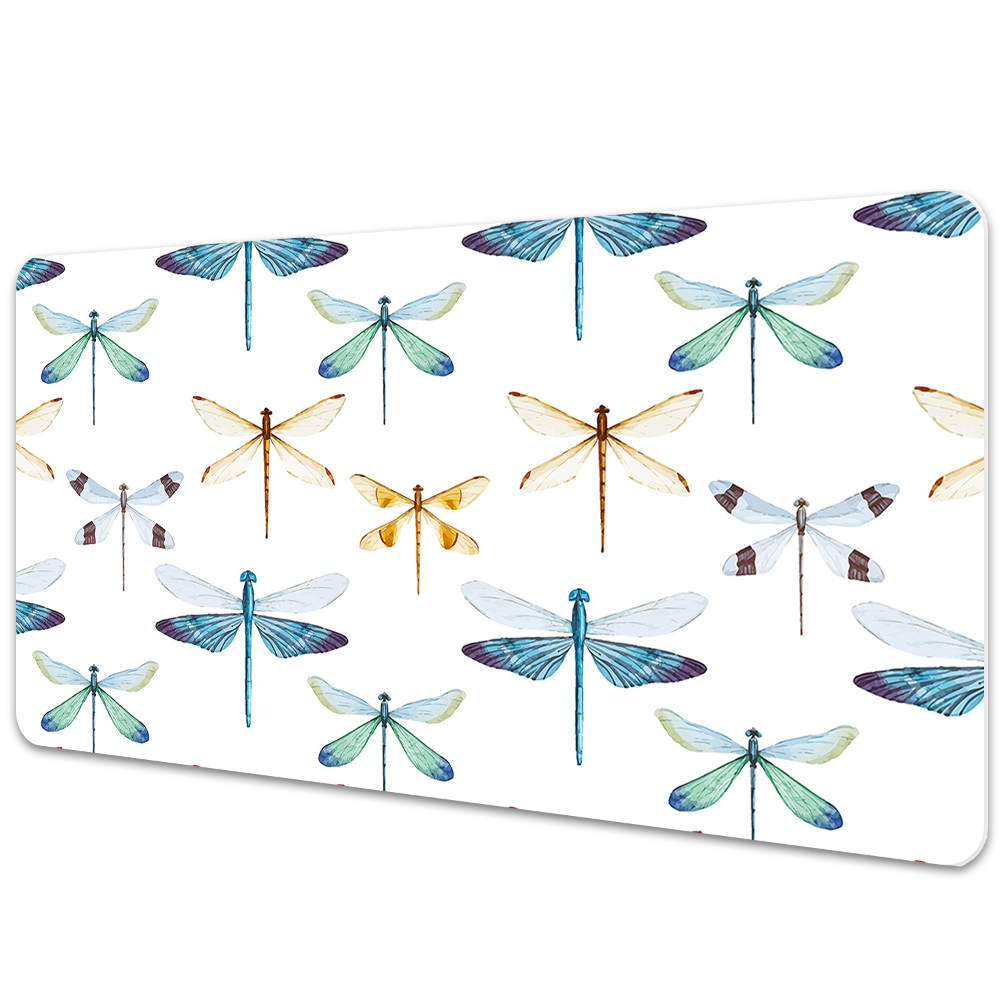 Tapis de bureau Libellules bleues