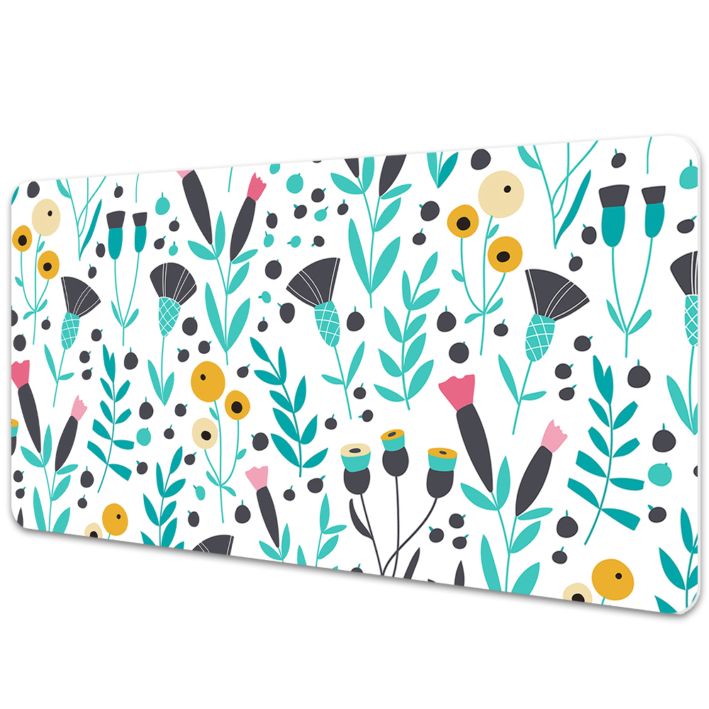 Tapis de bureau Motif floral scandinave