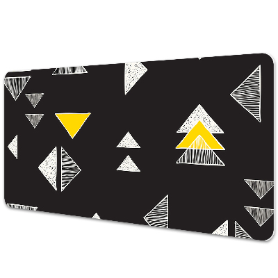 Sous main de bureau Triangles géométriques dessinés