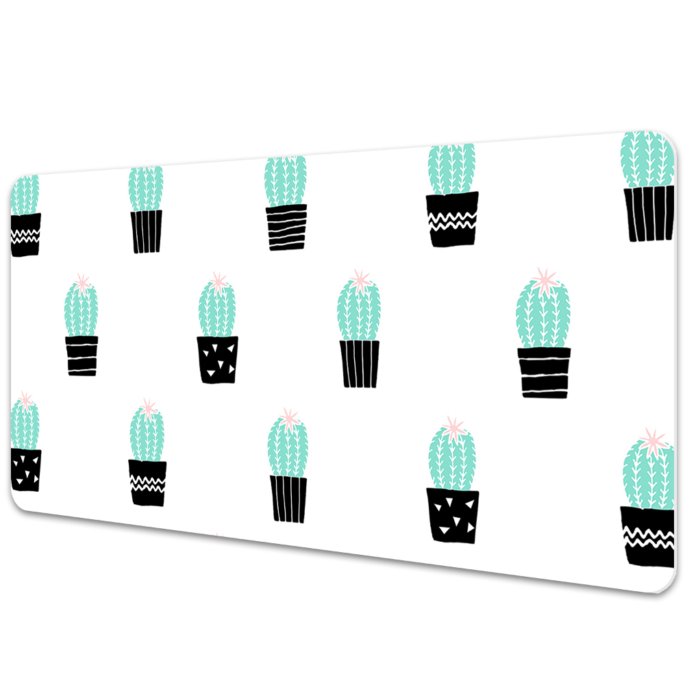 Sous-main bureau Motif avec cactus