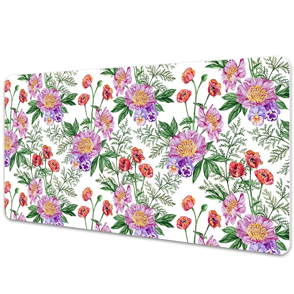 Sous-main bureau Bouquet de fleurs