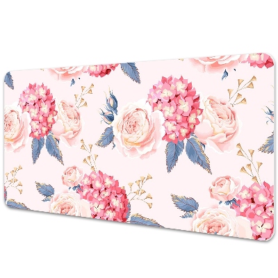 Tapis de bureau Fleur d'hortensia