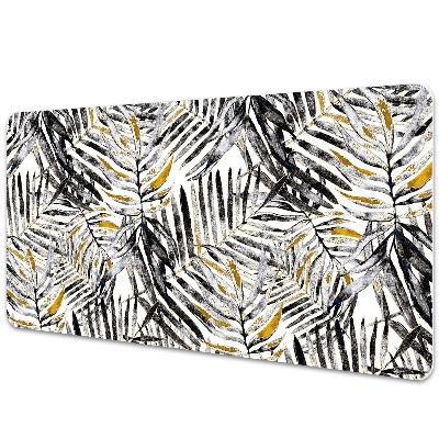 Sous main de bureau Feuilles noires