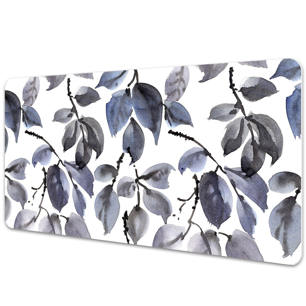 Protège bureau Plantes en gris