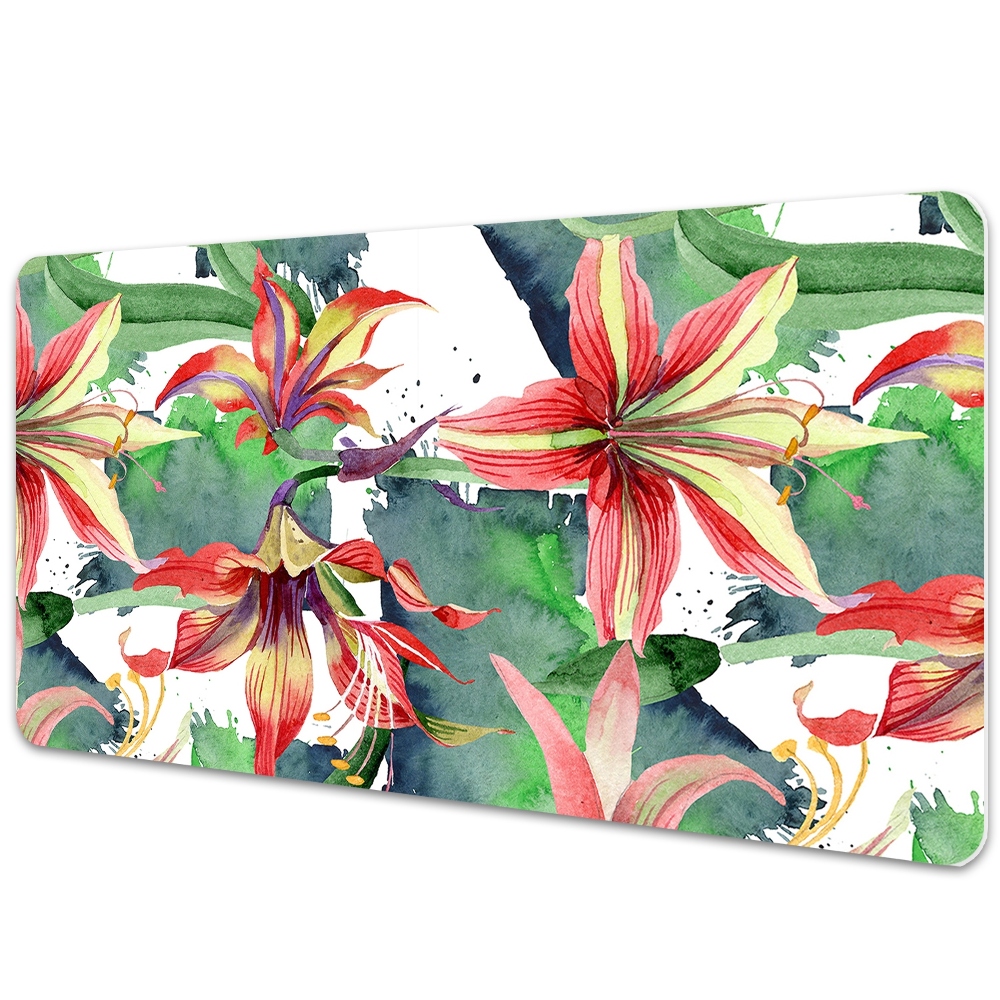 Sous main de bureau Volutes colorées