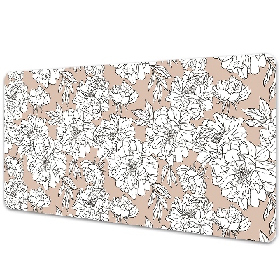 Protège bureau Flore artistique