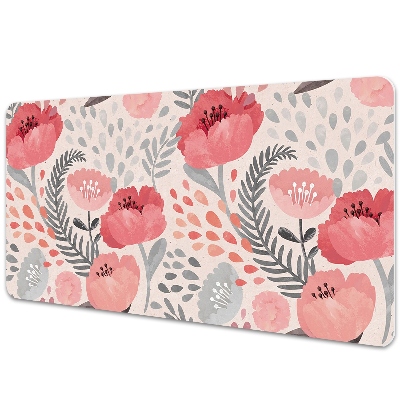 Tapis de bureau Coquelicots artistiques