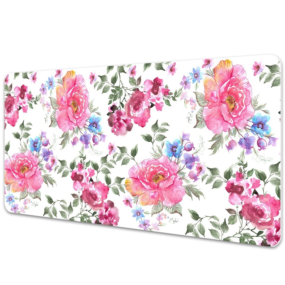 Tapis de bureau Roses en style rétro