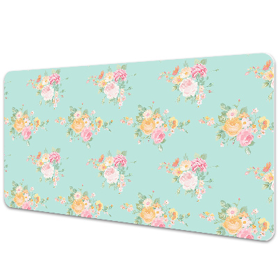 Tapis de bureau Bouquets de fleurs peints