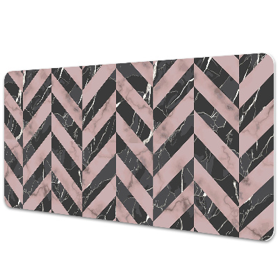 Sous-main bureau Marbre pour le loft