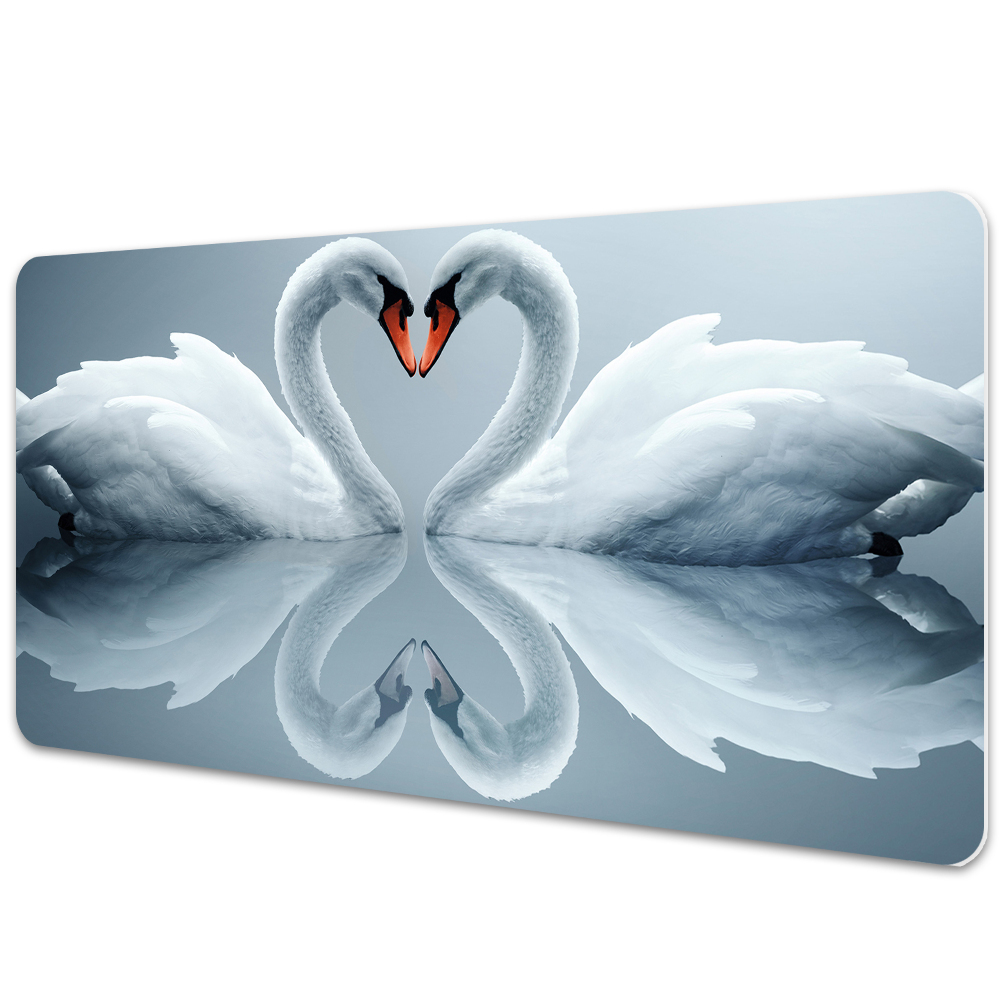 Tapis de bureau Cygnes sur l'eau