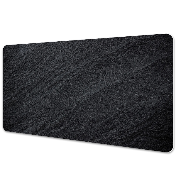 Tapis de bureau Texture de sable noir
