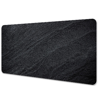 Tapis de bureau Texture de sable noir
