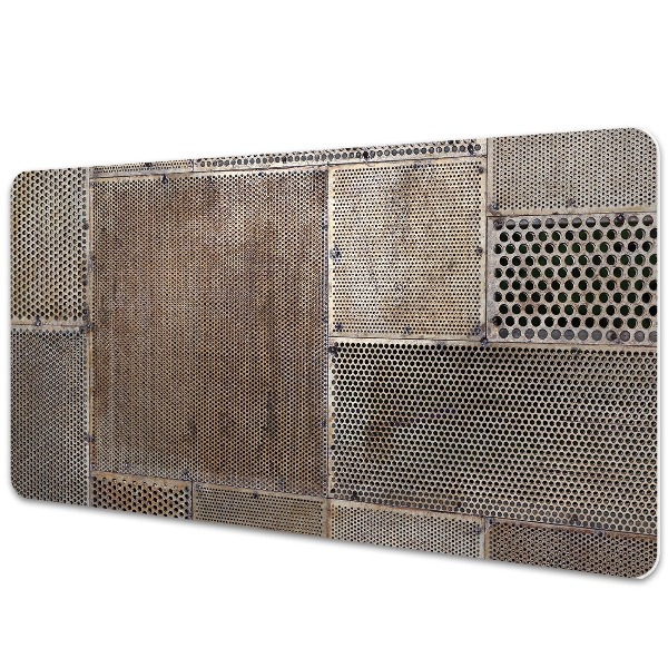 Sous main de bureau Texture d'un sol métallique